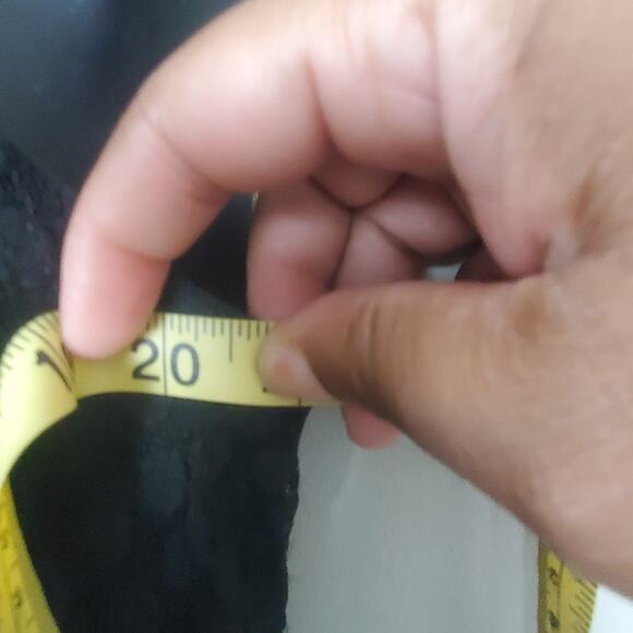 SOPRANO Black on Black Polka Dot Mesh Swing Dress | Small - Picture 9 of 10